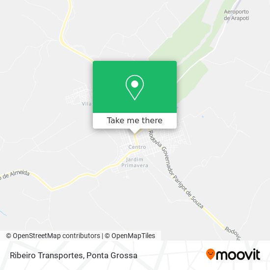 Ribeiro Transportes map