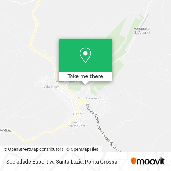 Sociedade Esportiva Santa Luzia map