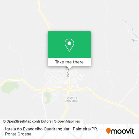 Igreja do Evangelho Quadrangular - Palmeira / PR map