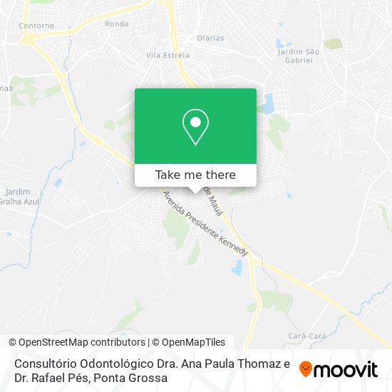 Consultório Odontológico Dra. Ana Paula Thomaz e Dr. Rafael Pés map