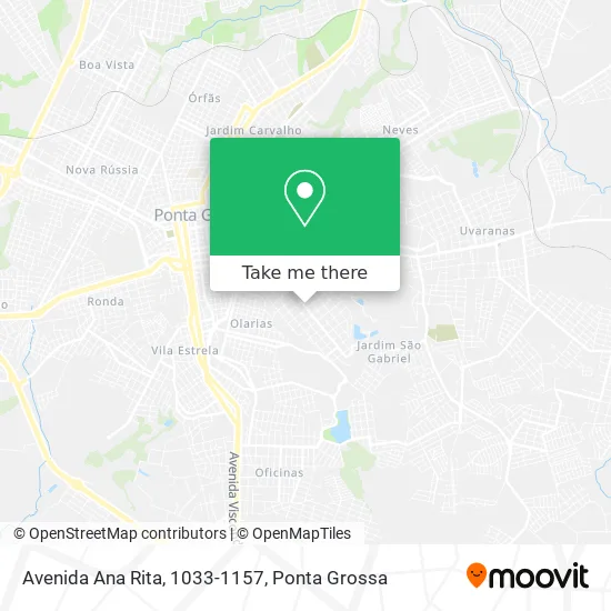 Avenida Ana Rita, 1033-1157 map
