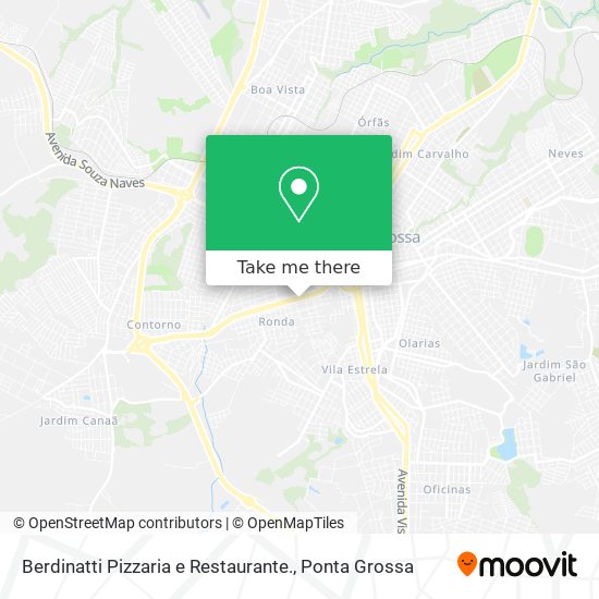 Berdinatti Pizzaria e Restaurante. map