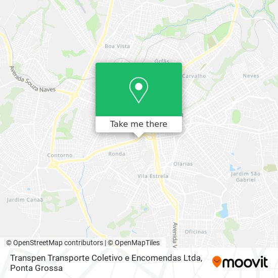 Transpen Transporte Coletivo e Encomendas Ltda map