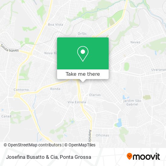 Josefina Busatto & Cia map