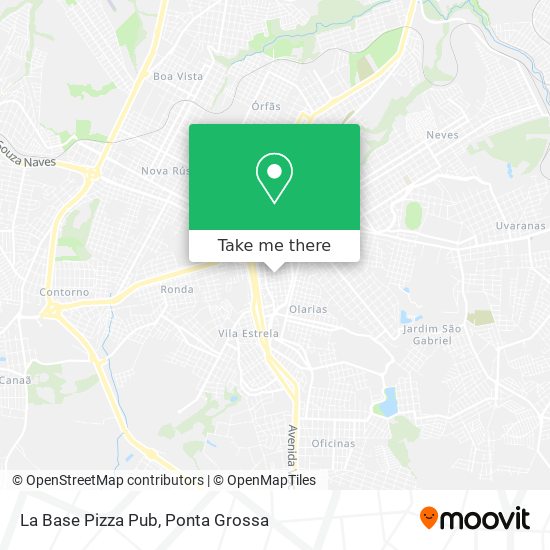 Mapa La Base Pizza Pub