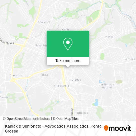 Kaniak & Simionato - Advogados Associados map