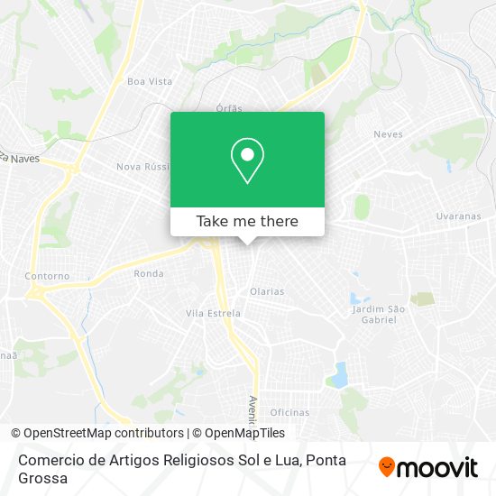Comercio de Artigos Religiosos Sol e Lua map