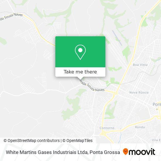 Mapa White Martins Gases Industriais Ltda