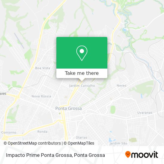 Mapa Impacto Prime Ponta Grossa