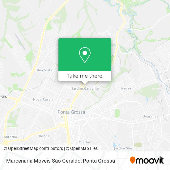 Marcenaria Móveis São Geraldo map
