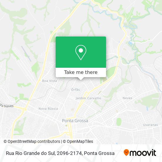 Mapa Rua Rio Grande do Sul, 2096-2174