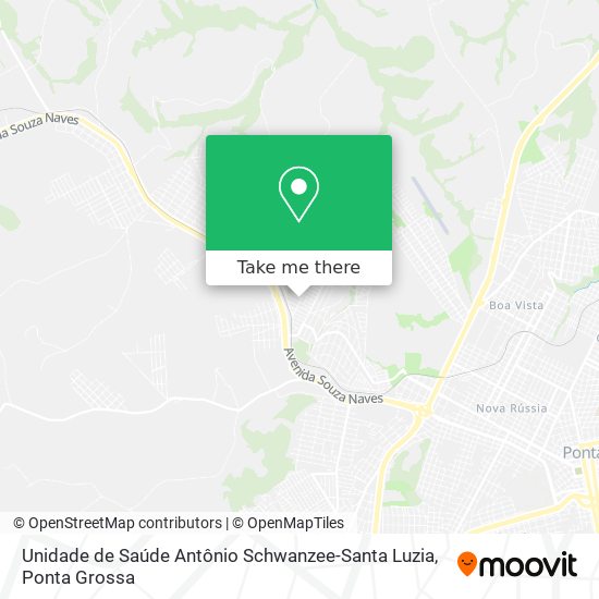 Unidade de Saúde Antônio Schwanzee-Santa Luzia map