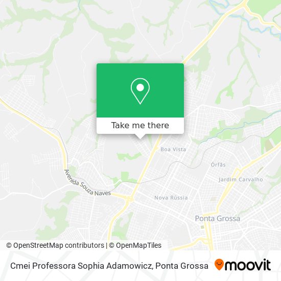 Cmei Professora Sophia Adamowicz map