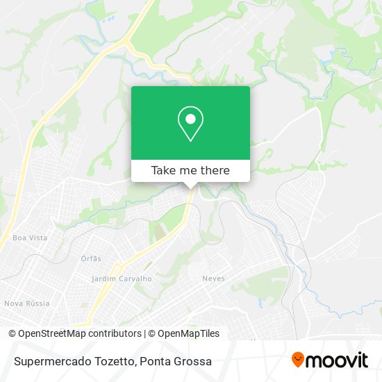 Mapa Supermercado Tozetto