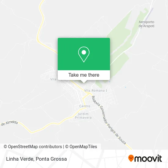 Linha Verde map