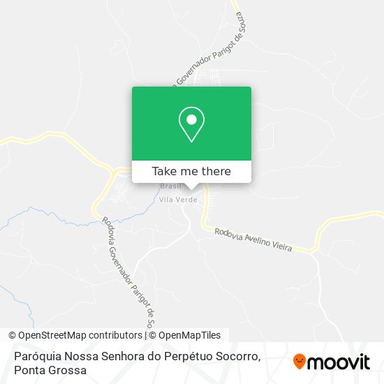 Mapa Paróquia Nossa Senhora do Perpétuo Socorro