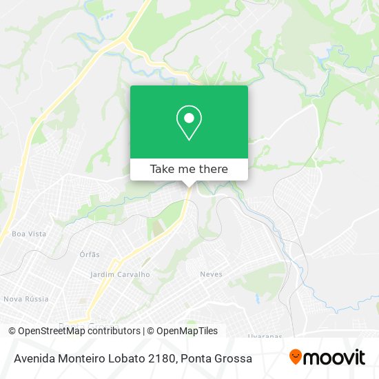 Avenida Monteiro Lobato 2180 map