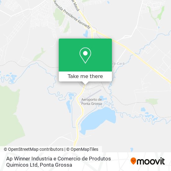 Ap Winner Industria e Comercio de Produtos Quimicos Ltd map