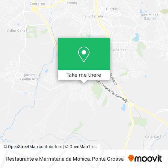 Restaurante e Marmitaria da Monica map