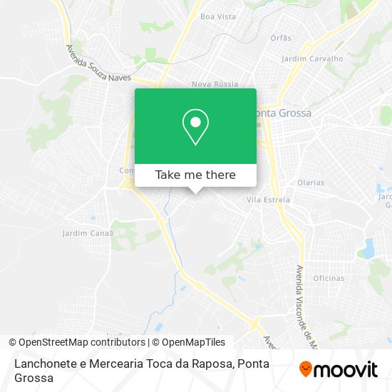 Lanchonete e Mercearia Toca da Raposa map