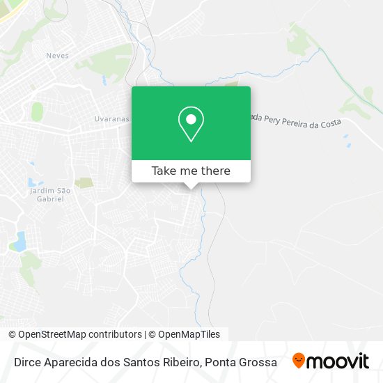 Mapa Dirce Aparecida dos Santos Ribeiro