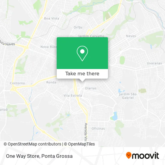 One Way Store map