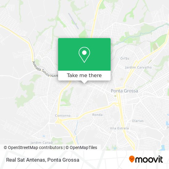 Real Sat Antenas map