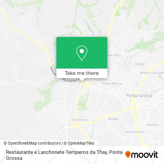 Restaurante e Lanchonete Temperos da Thay map