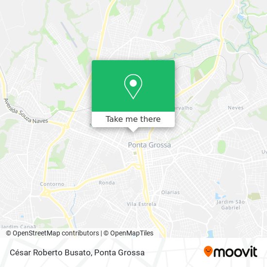 César Roberto Busato map