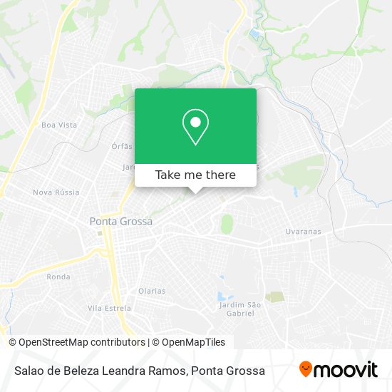 Mapa Salao de Beleza Leandra Ramos