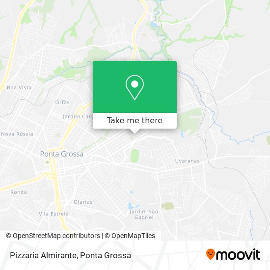 Pizzaria Almirante map