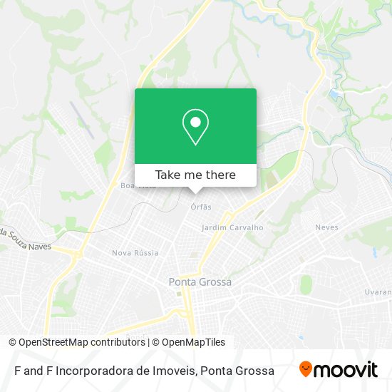 F and F Incorporadora de Imoveis map