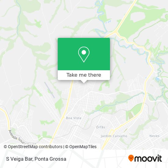 S Veiga Bar map