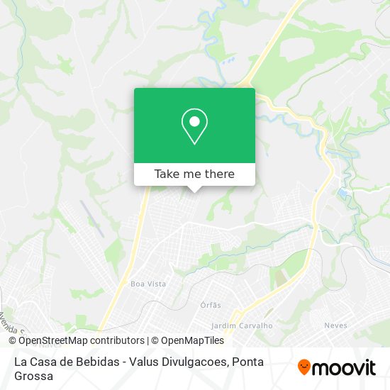 Mapa La Casa de Bebidas - Valus Divulgacoes