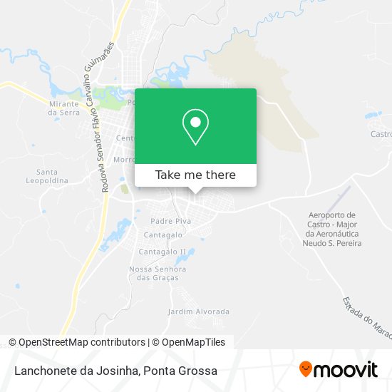 Mapa Lanchonete da Josinha