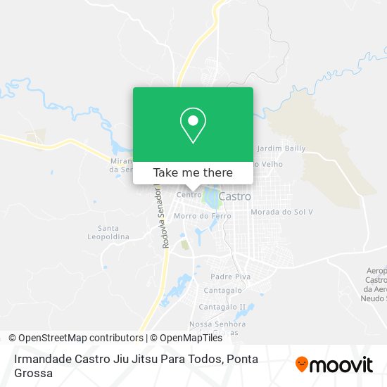 Mapa Irmandade Castro Jiu Jitsu Para Todos