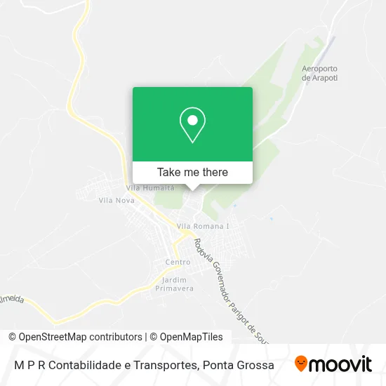 M P R Contabilidade e Transportes map