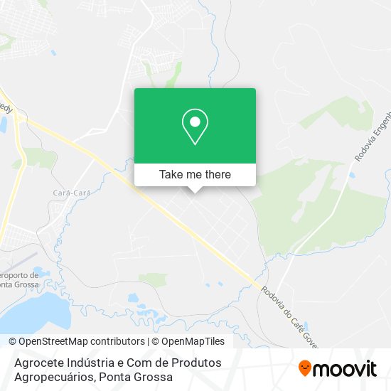 Mapa Agrocete Indústria e Com de Produtos Agropecuários