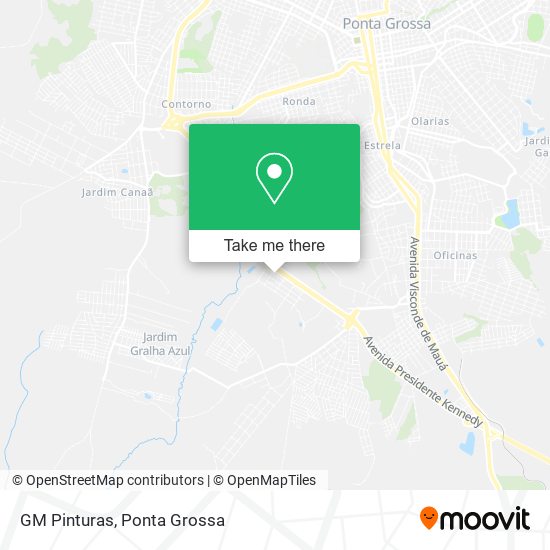 GM Pinturas map