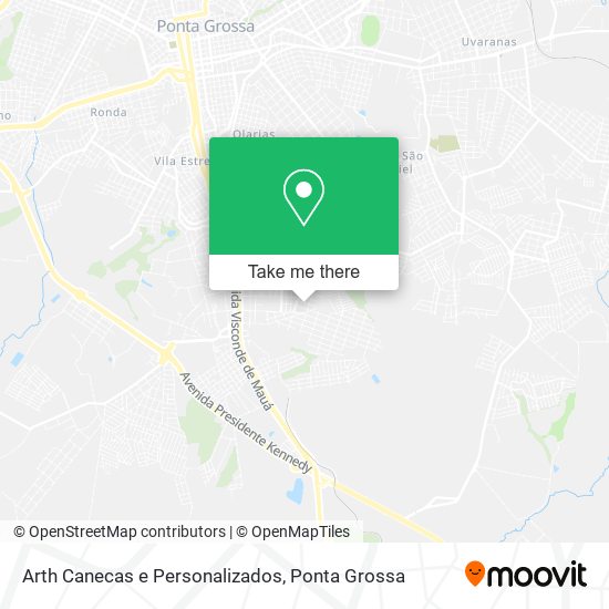 Arth Canecas e Personalizados map