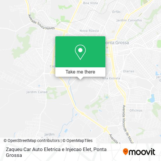 Mapa Zaqueu Car Auto Eletrica e Injecao Elet