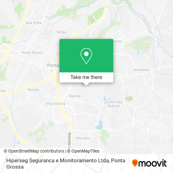 Mapa Hiperseg Seguranca e Monitoramento Ltda