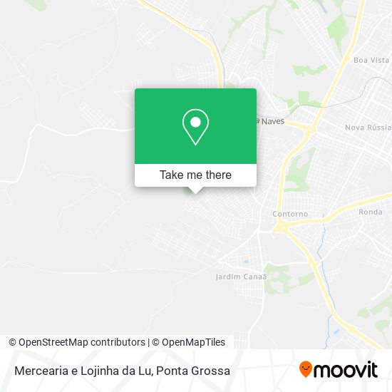 Mapa Mercearia e Lojinha da Lu