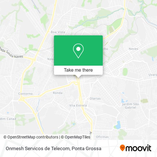 Mapa Onmesh Servicos de Telecom