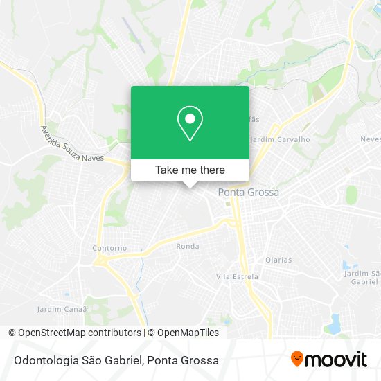 Odontologia São Gabriel map