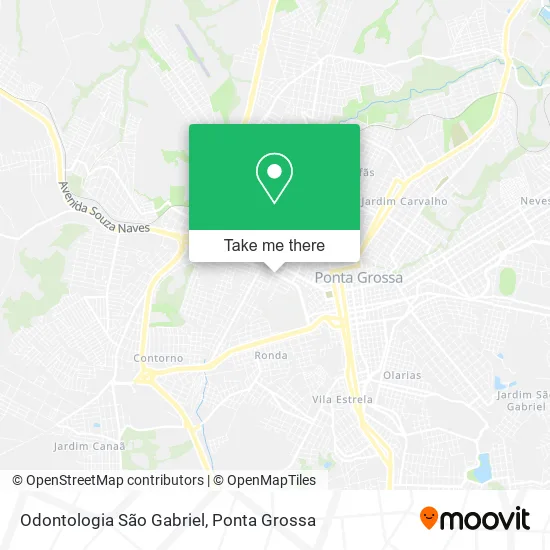 Odontologia São Gabriel map