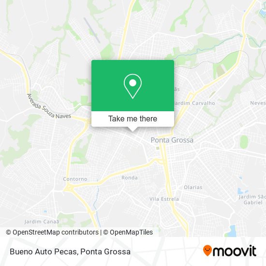 Bueno Auto Pecas map