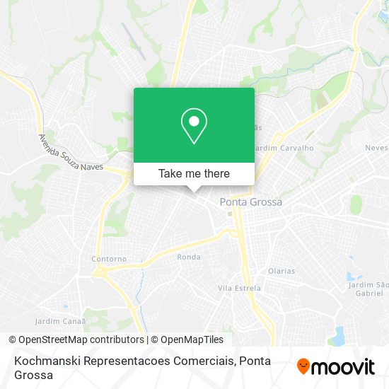 Kochmanski Representacoes Comerciais map