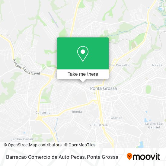 Barracao Comercio de Auto Pecas map