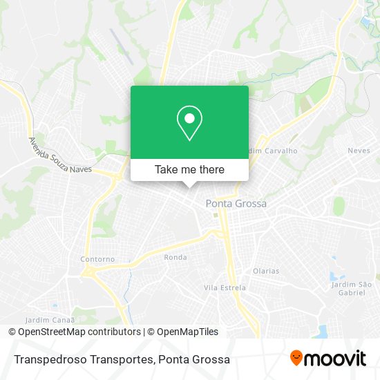 Transpedroso Transportes map